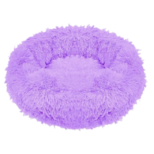 Pelech plyšový okrúhly fialový 60 cm